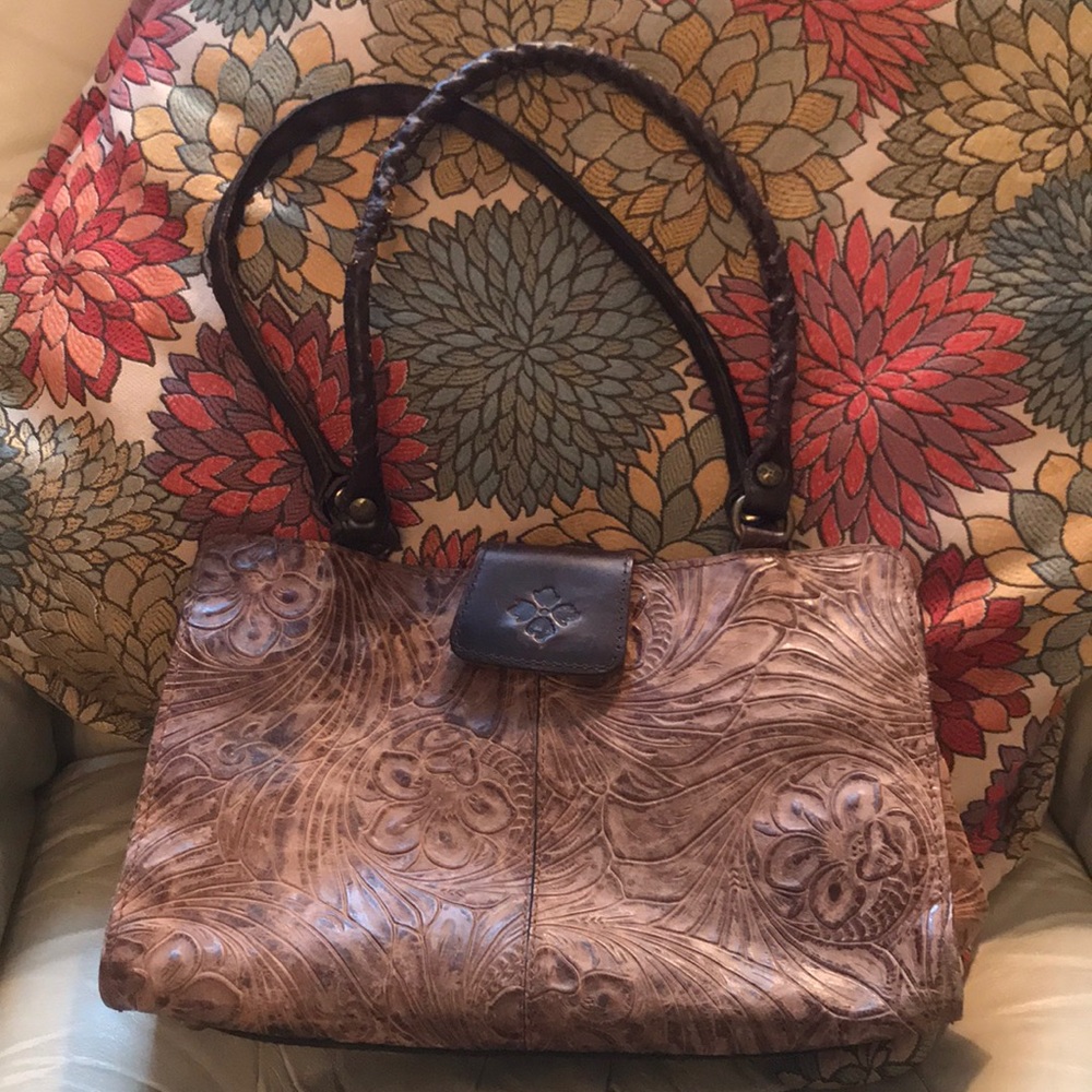 Preloved Patricia Nash Tooled Bag